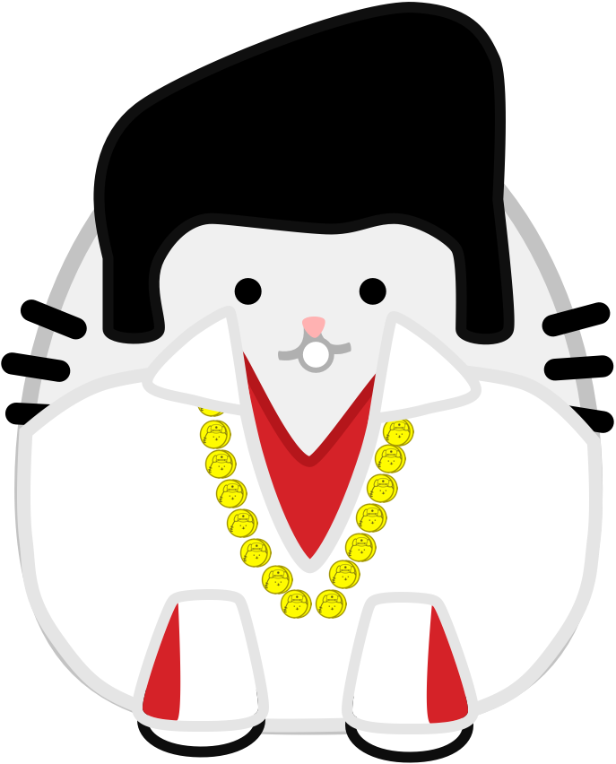 elvis poosley character with pompadour