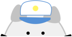 Poos peeking